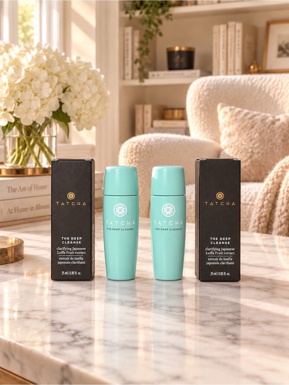TATCHA The Deep Cleanse Duo 2 Deluxe Travel Sizes 25 mL Each New in Box